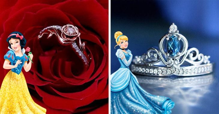 Disney crea colección de anillos de compromiso dignos para una princesa