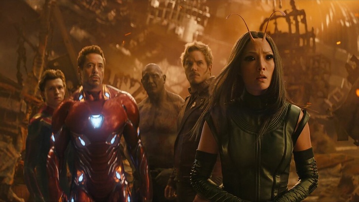 escena de la película Avengers: endgame