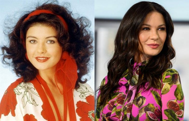 Famosas antes y después, Catherine Zeta Jones