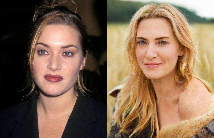Famosas antes y después, Kate Winslet
