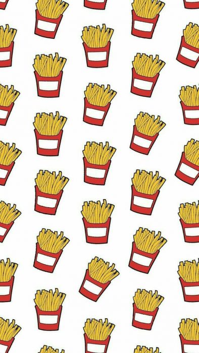 Fondo de pantalla de celular que tiene papas fritas de McDonalds 