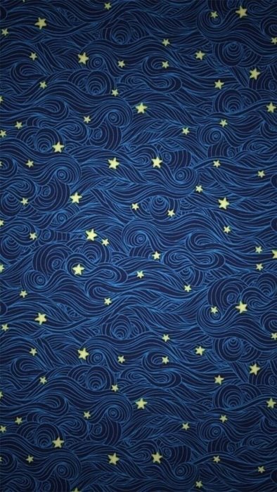 Fondo para celular, wallpaper bonito de estrellas en cielo azul