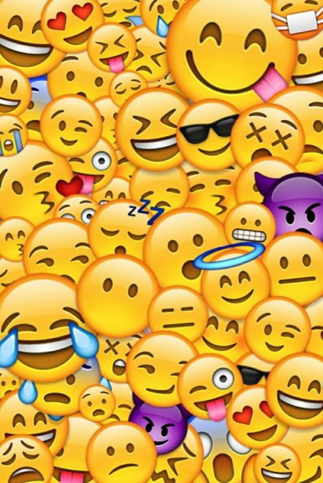 Fondos de pantalla para celular, wallpaper de emojis de caritas