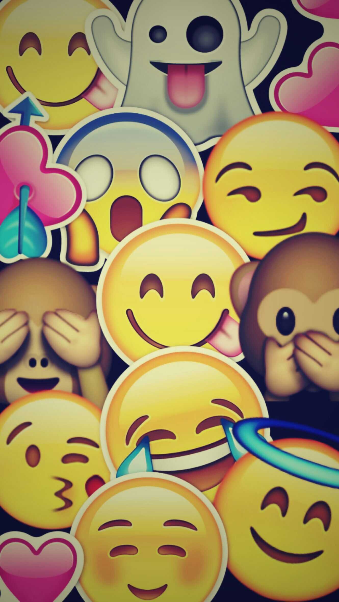 15 Fondos de pantalla para fans de los emojis de Whatsapp
