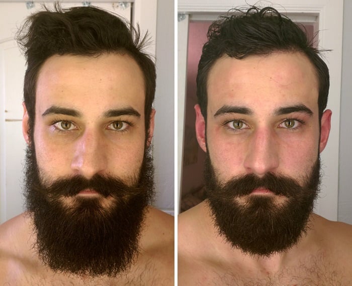 chico con ojos de color verde