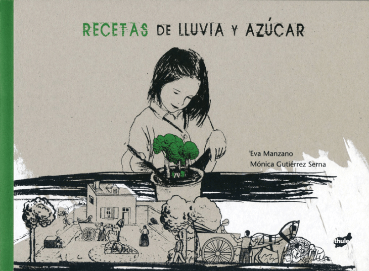 portada del libro para jóvenes Recetas de lluvia y azúcar