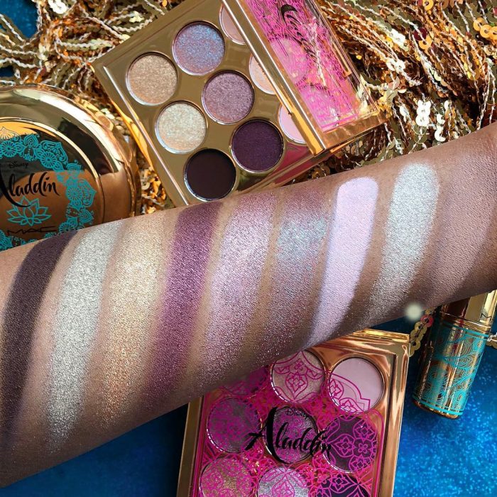 Paleta de sombras de colores Aladdin en tonos brillantes 