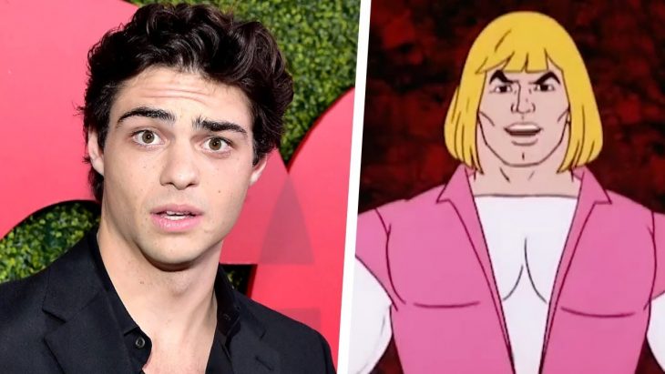 Comparación del actor Noah Centineo con el dibujo animado de He-Man