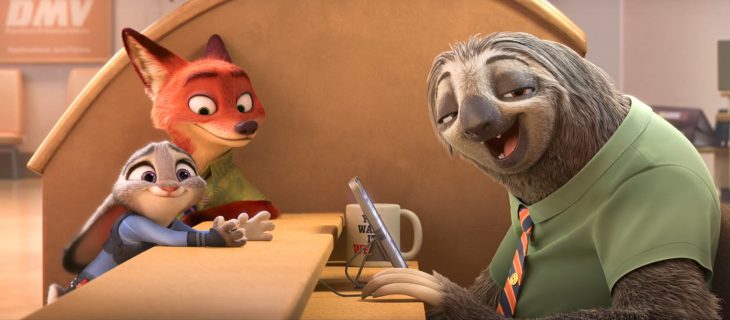 Escena de la película Zootopia 