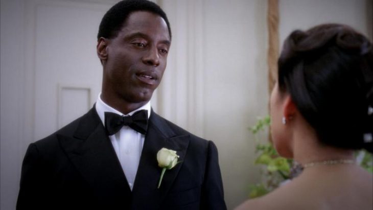 El actor Isaiah Washington interpretando a Preston Burke en la serie Grey's Anatomy