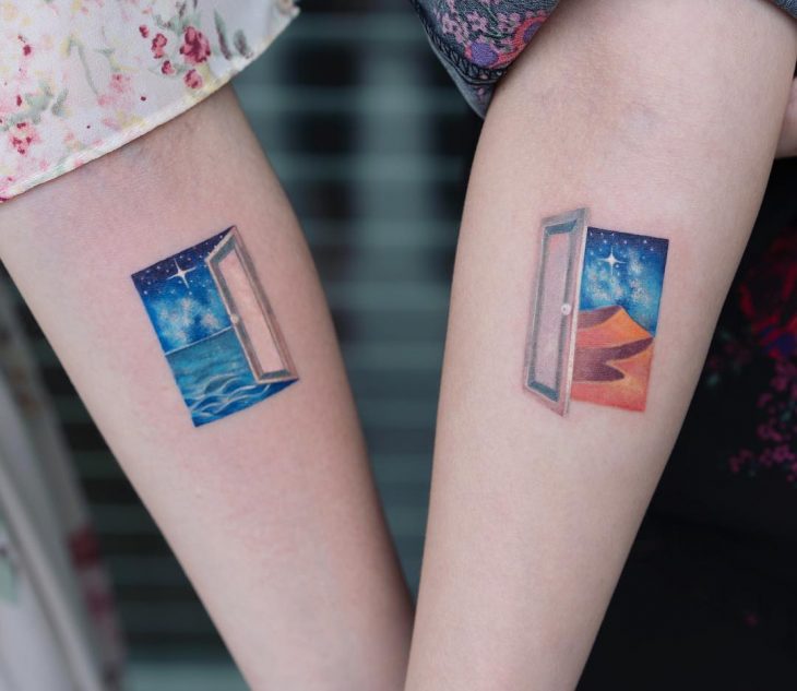 Tatuajes para amigas de pinturas famosas en el brazo, Edward Hoper