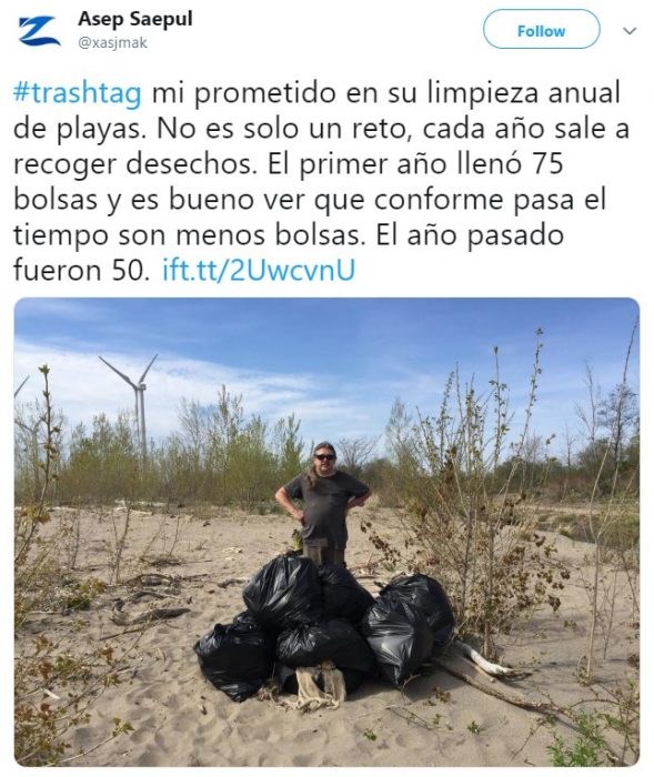 Jóvenes alrededor del mundo se unen al TrasChallenge para recoger basura