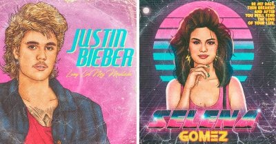 Crea portadas retro inspiradas en los cantantes más famosos del momento