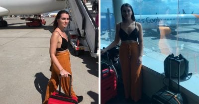 Intentan bajarla del avión por considerar su ropa inapropiada para el vuelo