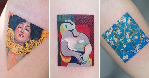 Artista coreana crea tatuajes inspirados por famosos pintores