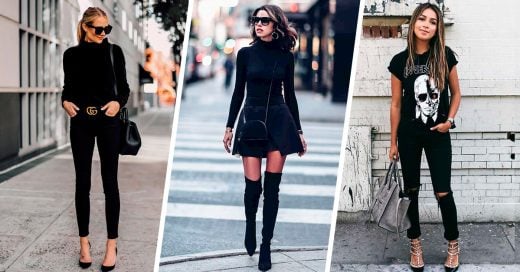 15 Maneras de usar outfits negros que impactaran a cualquiera que te vea