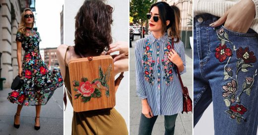 15 Prendas con bordados para un toque primaveral en tu armario