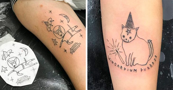 Tatuadora brasileña no sabe dibujar, aun así es todo un éxito