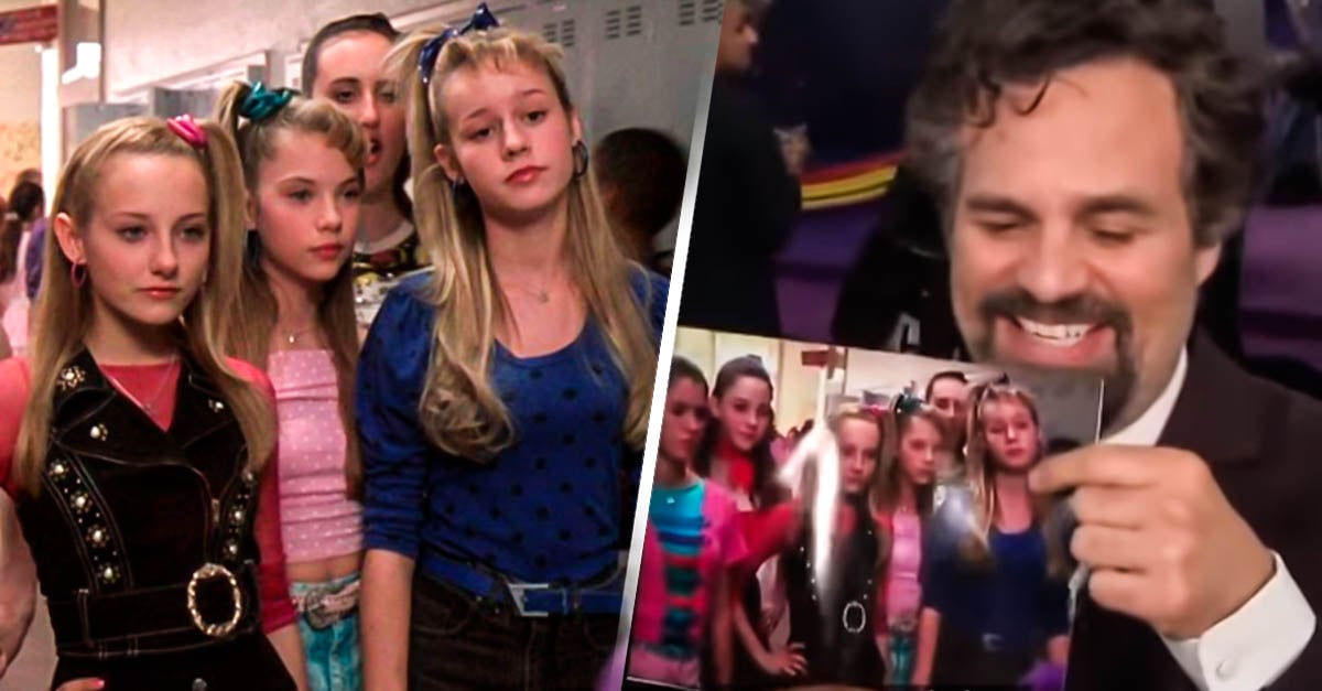 Mark Ruffalo no sabía que Brie Larson salió en Si tuviera 30