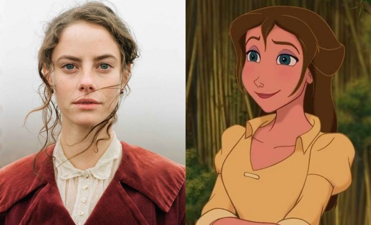 Princesas de películas Disney si fueran famosas de la vida real, actriz Kaya Scodelario como Jane de la película Tarzán