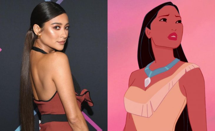 Princesas de películas Disney si fueran famosas de la vida real, Shay Mitchell como Pocahontas