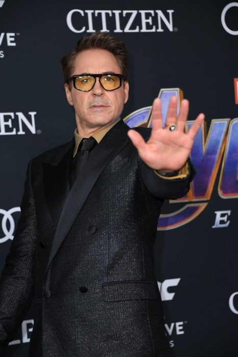 Robert Downey Jr. que interpreta a Iron man en la premiere de la película de Avengers: Endgame en Los Angeles