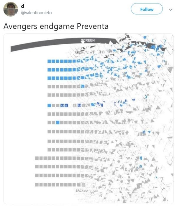 Memes de Cinépolis y Cinemex en Twitter sobre preventa de boletos para Avengers: endgame