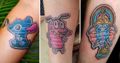 Crea tatuajes con efecto de parche bordado; ¡vas a querer hacerte uno