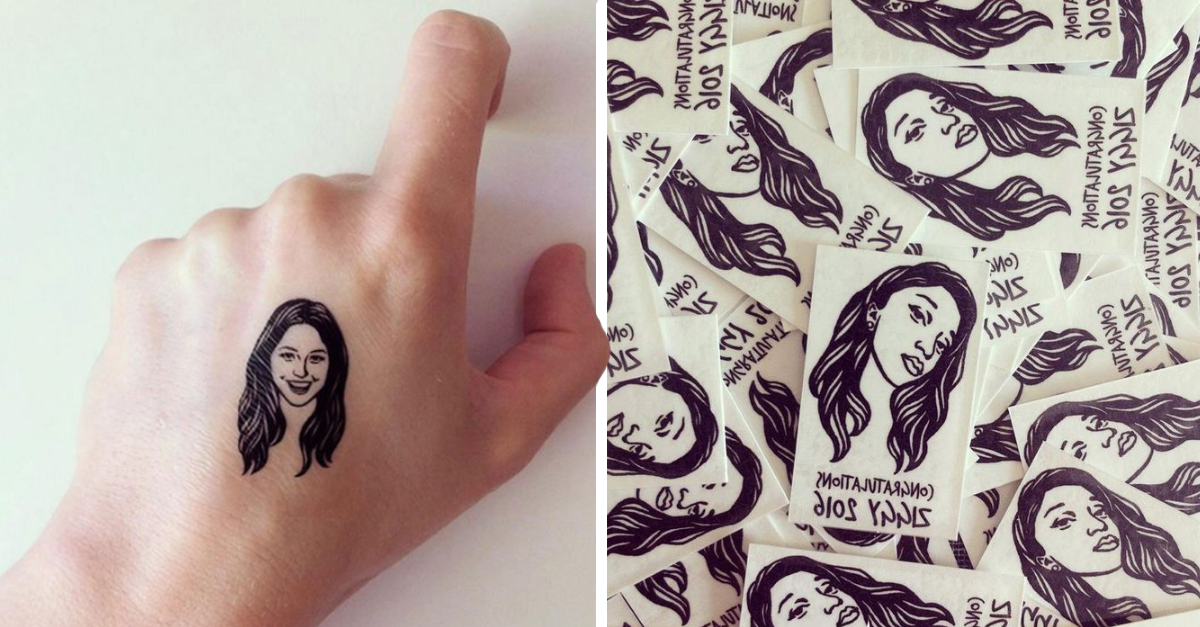 Tatuajes temporales con el rostro de tu mejor amiga Tatuajes temporales con el rostro de tu mejor amiga