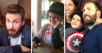 Chris Evans hace realidad el sueño de un niño y lo nombra Avenger