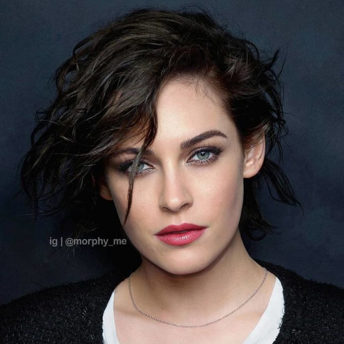 Chica con corte bob peinado en ondas ligeras, Kristen Stewart, Megan Fox, Morphy_Me