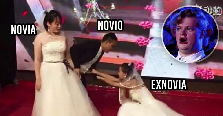 COVER Exnovia se viste de blanco para interrumpir la boda de su ex