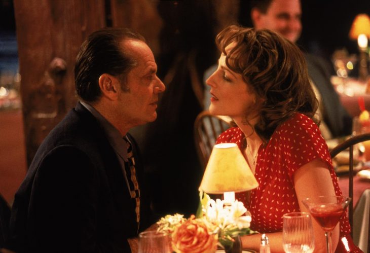 El actor Jack Nicholson y la actriz Helen Hunt en la cinta Mejor Imposible