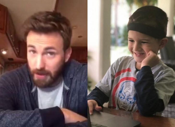 Chris Evans sends moving message to child Felipe Andres Muyshondt, Captain America fan