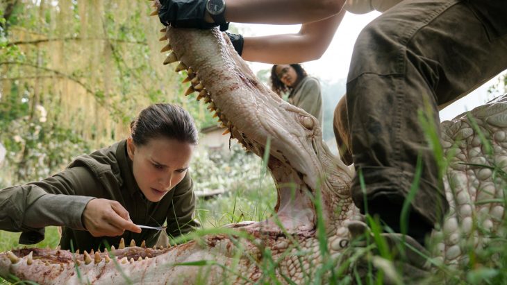 La actriz Natalie Portman en la cinta Aniquilación