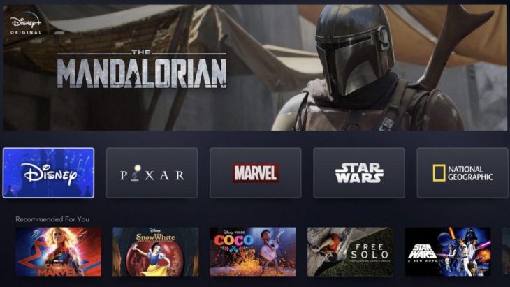 La nueva plataforma de streaming de Disney