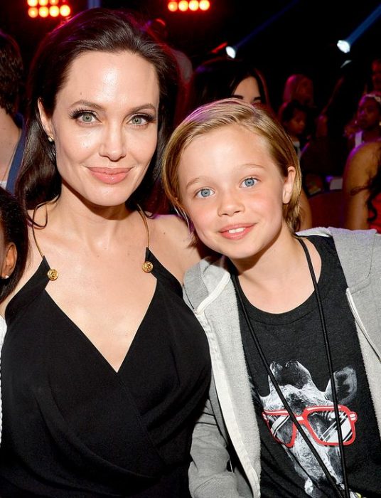 Angelina Jolie y Shiloh Jolie Pitt juntos en premios