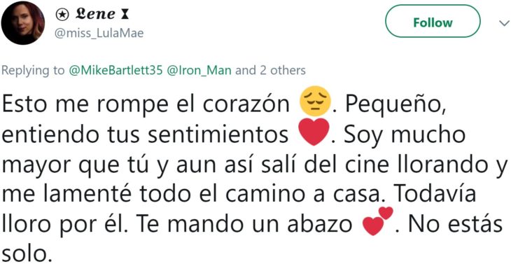 Papá comparte en Twitter que su hijo lloró hasta dormirse abrazado de sus juguetes de Iron Man después de ver la muerte de Tony Stark en Avengers: Endgame