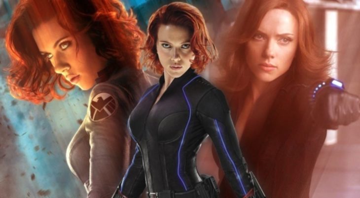 Poster Black Widow en Avengers 