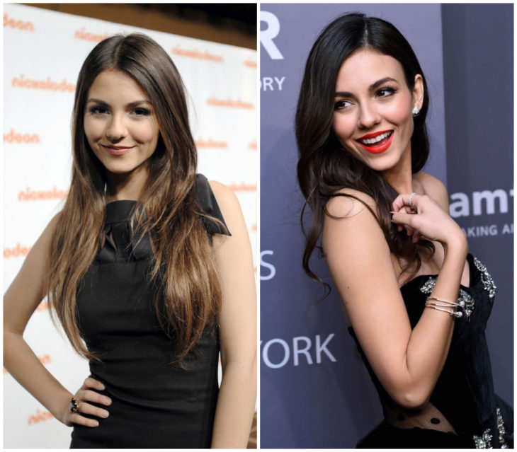 Victoria Justice con vestidos cortos y negros