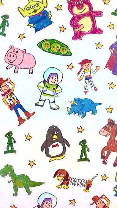 Fondo de pantalla para celular de Disney; wallpaper de dibujos infantiles de Toy Story