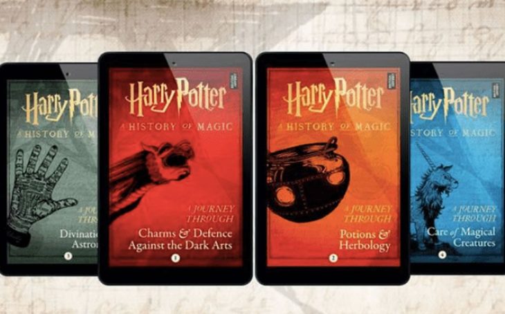 Portadas de los cuatro nuevos libros de Harry Potter escritos por J.K. Rowling 