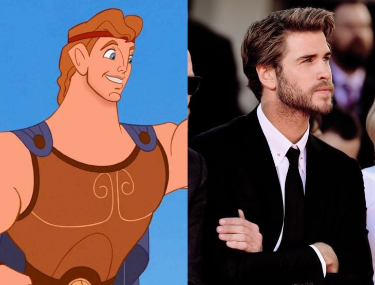 Versión live action de película de Disney, Hércules; Liam Hemsworth en traje negro