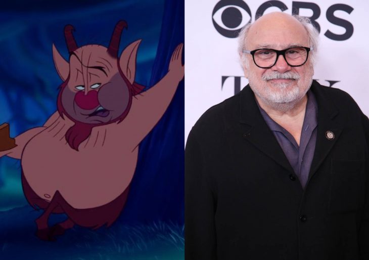 Versión live action de película de Disney, Hércules; Danny DeVito como Phil el sátiro mitad humano y mitad cabra