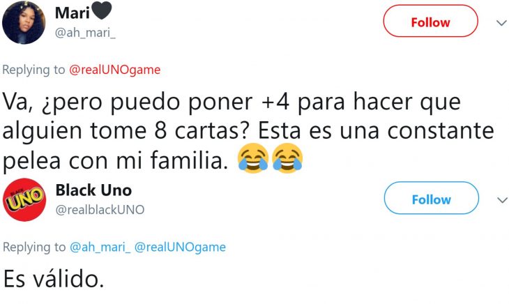 El juego de mesa UNO revela las reglas del juego: no se pueden acumular cartas, y usuarios de Twitter reaccionan