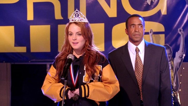 Escena de Chicas pesadas cuando Lindsay Lohan es coronada