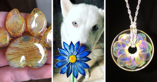 Empresa utiliza las cenizas de mascotas para crear joyas