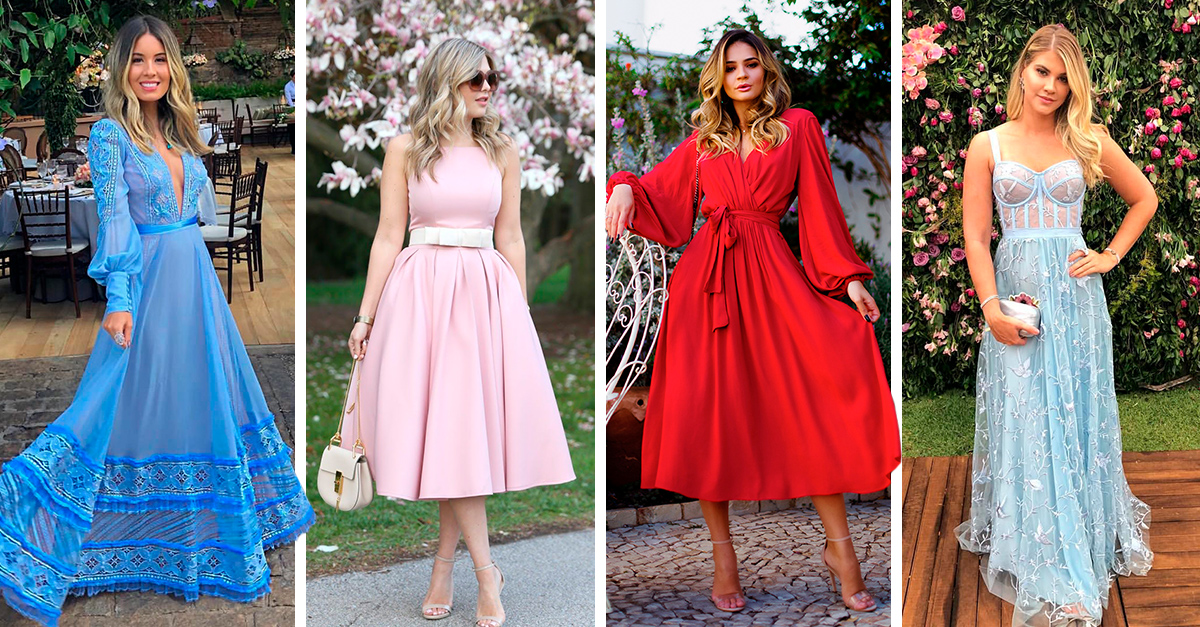 19 Ideas de vestidos para usar en boda al aire libre