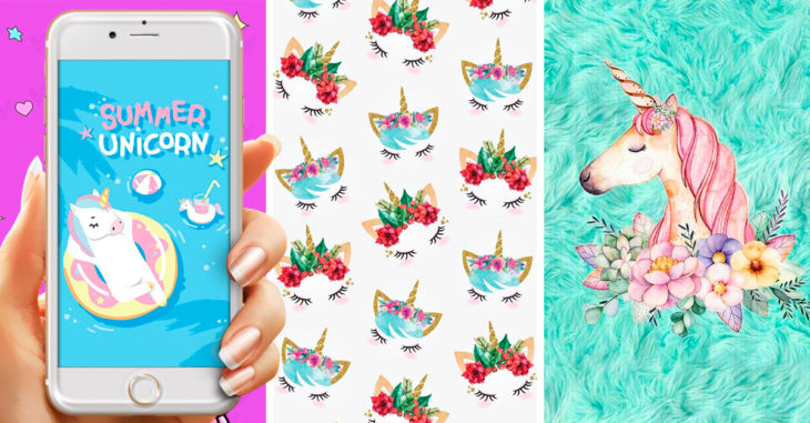 15 Fondos de pantalla de unicornio para llenar tu móvil de fantasía