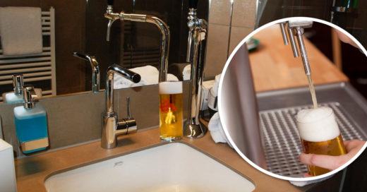 hotel con tu propio tirador de cerveza en la habitación